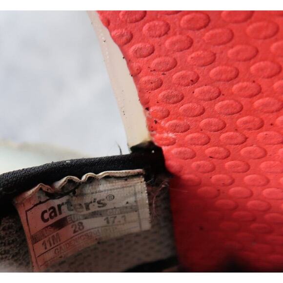 Carters Shoes Kids 11 Sandals Shark Grey Adjustable Straps Sport Active Comfort - Picture 13 of 13